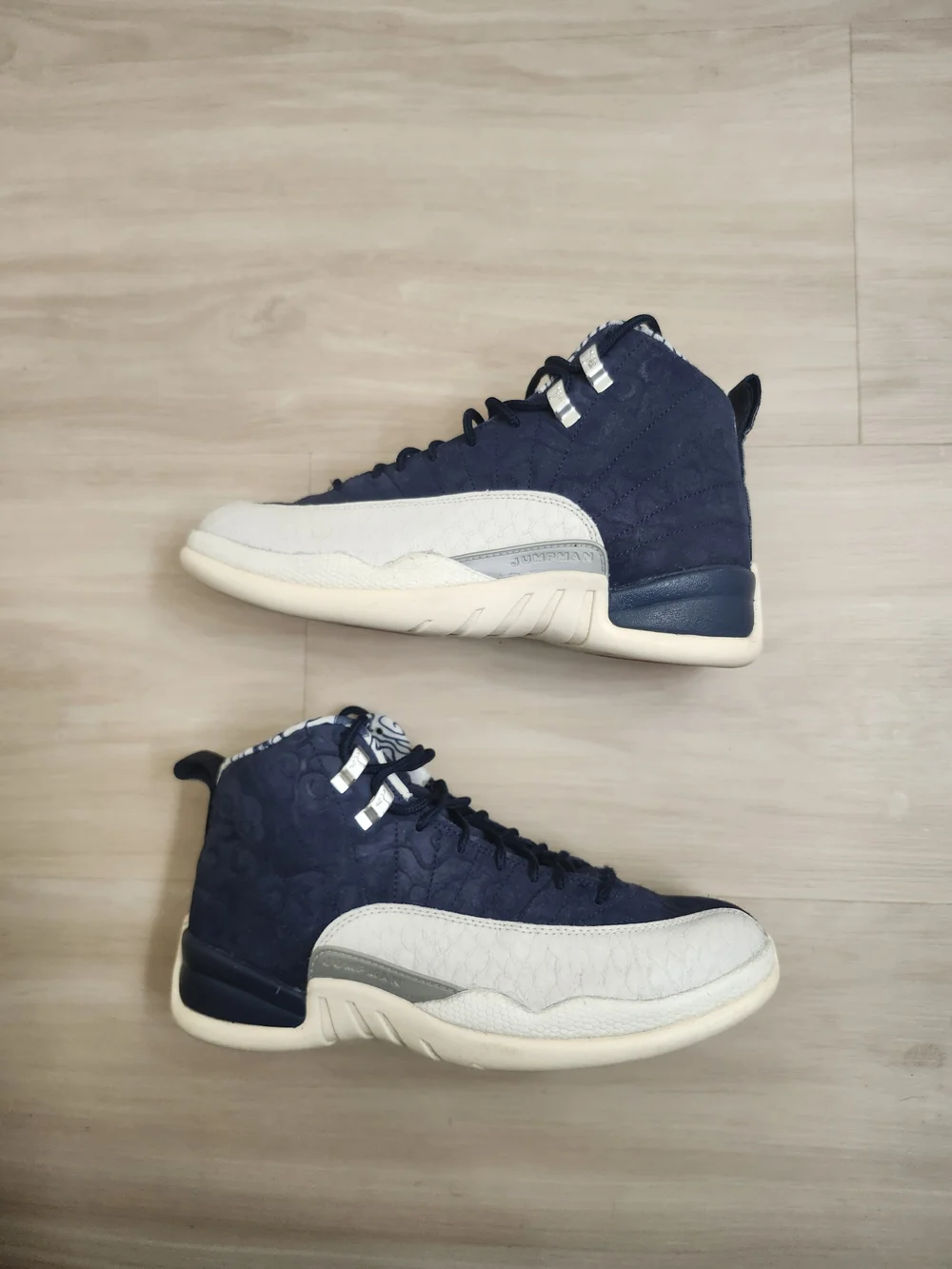Size 8- Air Jordan International 12 Retro 2018 PRM College Navy/University Red